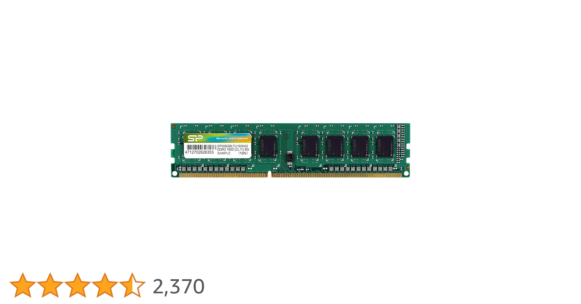 シリコンパワー デスクトップPC用メモリ DDR3 1600 PC3-12800 8GB×2枚 240Pin Mac 対応 永久保証 SP016GBLTU160N22 i8my1cf Amazon | シリコンパワー デスクトップPC用 メモリ DDR3 1600